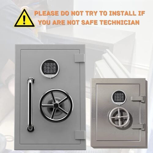 Gun Safe Lock Replacement & Swing Bolt Lock Black Keypad Electronic Safe Lock .