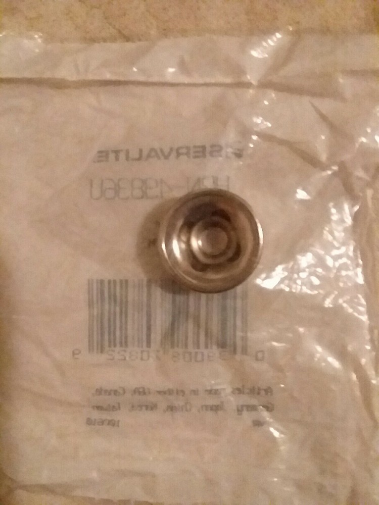 Servalite Push Nut Chrome 3/8"