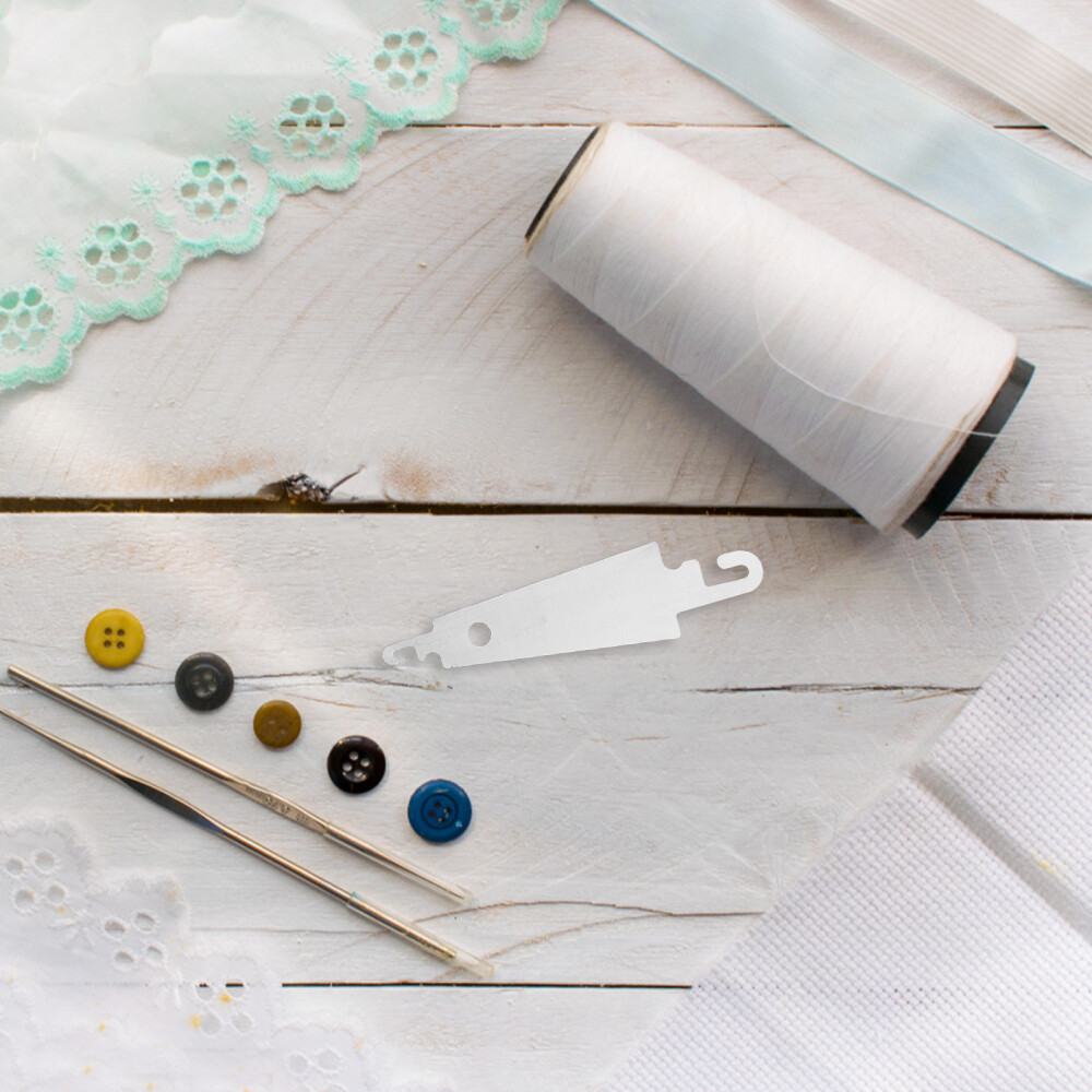 100PCS Steel Hook Needle Threader Needle Threading Tool DIY Needle Threader