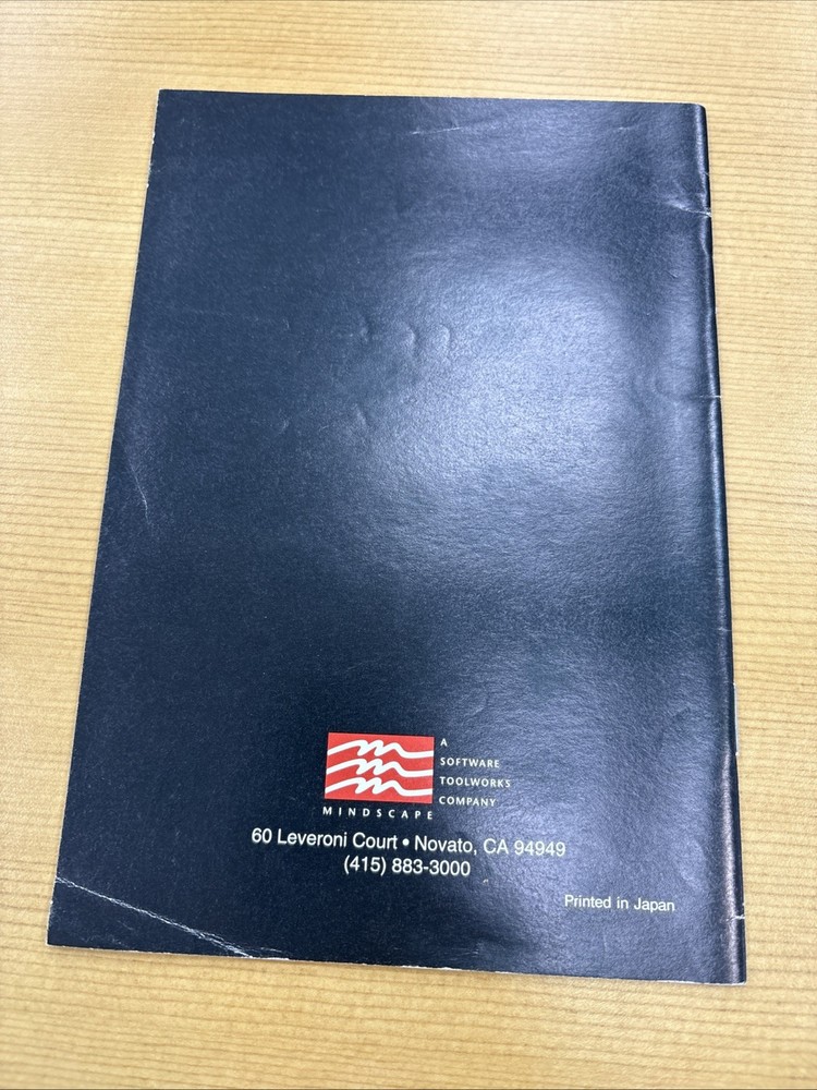 Wing Commander SNES Instruction Booklet Only