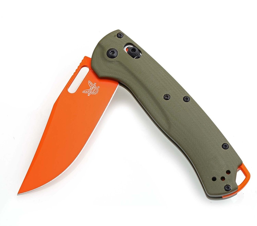 Custom Version Green G10 Handle Orange Blade Tactical Pocket Folding Knife 15535