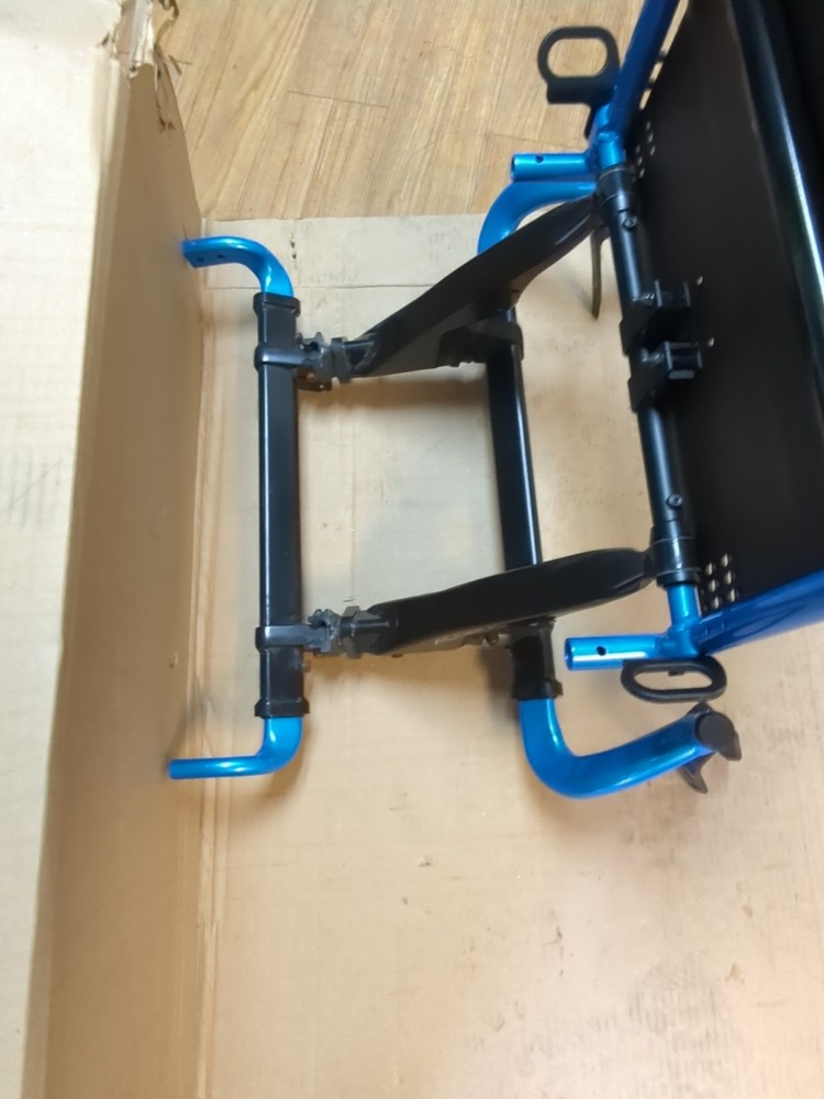 Quickie Access Manual Wheelchair Frame Blue