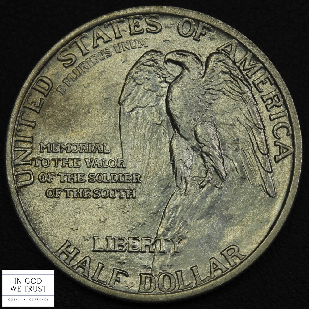 1925 Stone Mountain Commemorative Silver Half Dollar 50C (MS UNC)