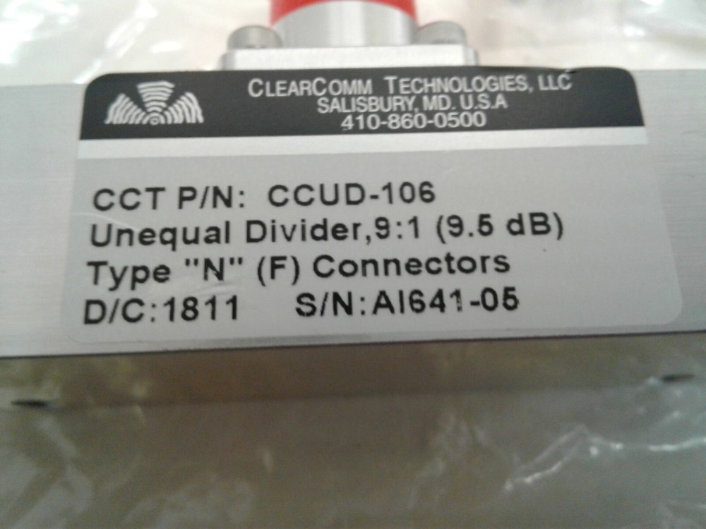 CLEARCOMM CCUD- 106 15dB TYPE "N" FEMALE CONNECTORS
