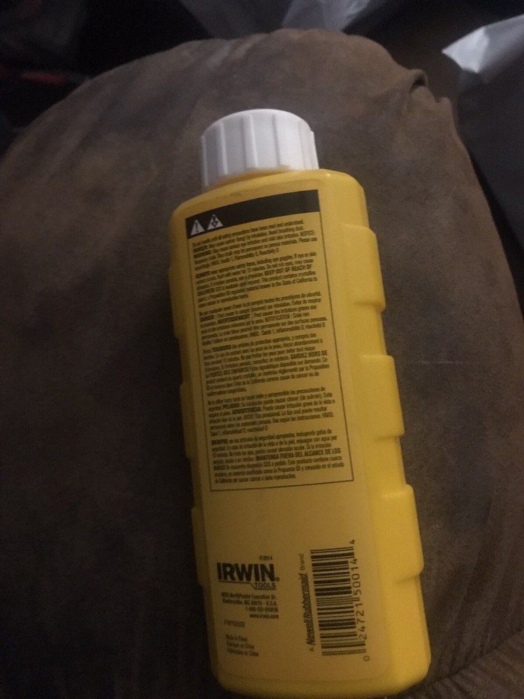 Irwin 64904 Standard Marking Chalk, 8 oz White