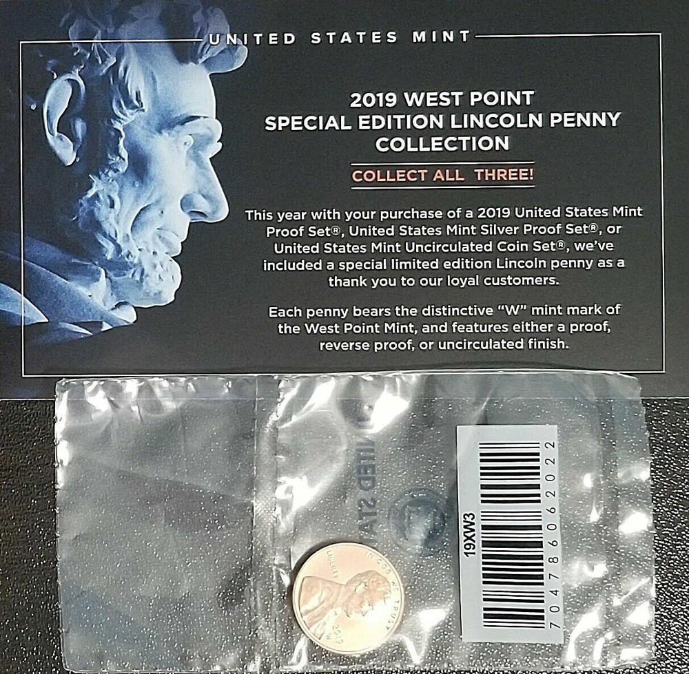 2019 Silver Proof Set with Reverse Proof Penny