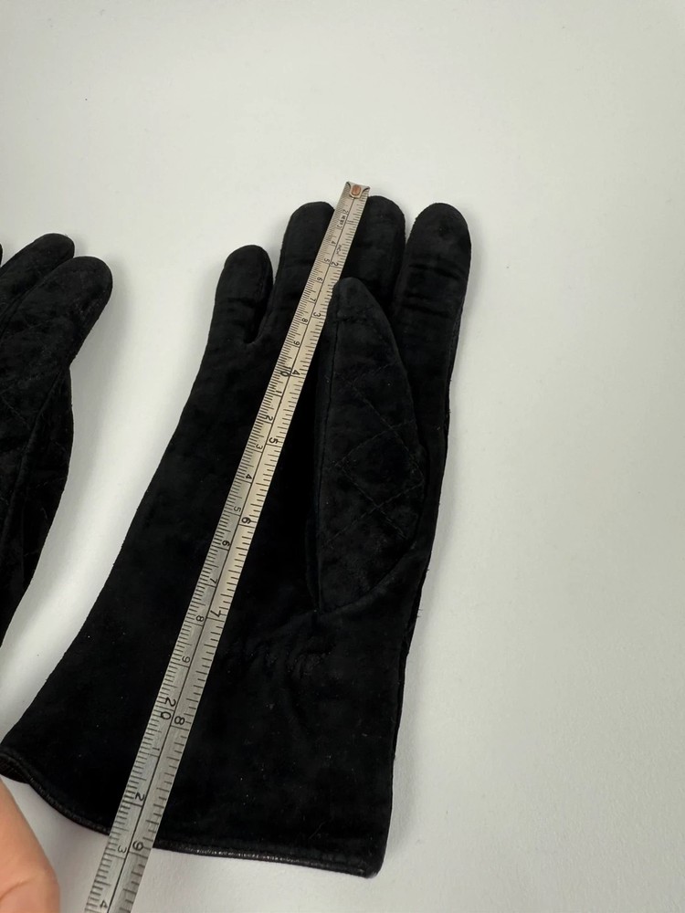 Marks & Spencer Leather Gloves Nubuck Quilted size M