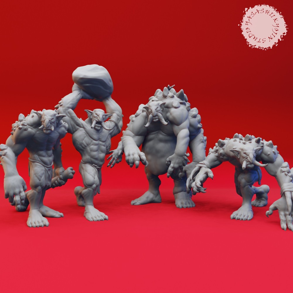 Troll - 32/54mm Miniature for Tabletop RPGs (DnD, D&D, Pathfinder)