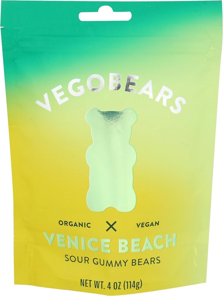 Vbears, Sour Gummy Bears, 4 Ounce