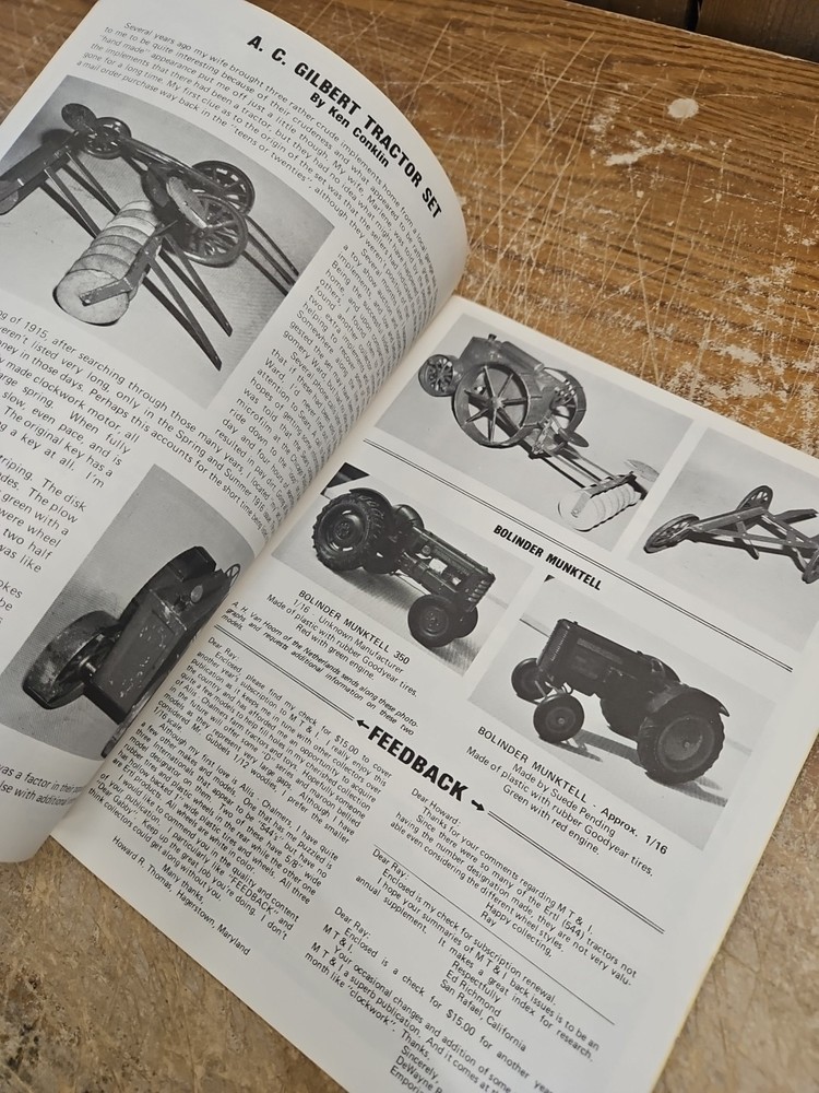 Miniature Tractor & Implement Magazine February 1987 Customized Workhorse