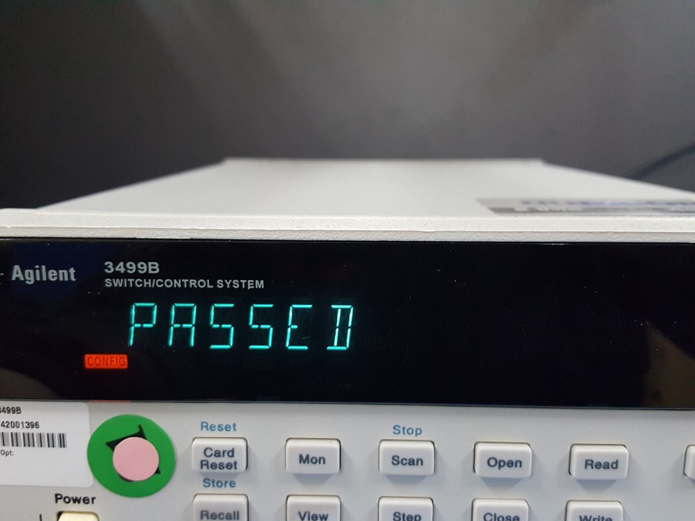 Agilent 3499B: Switch / Control System Main Frame (1396)