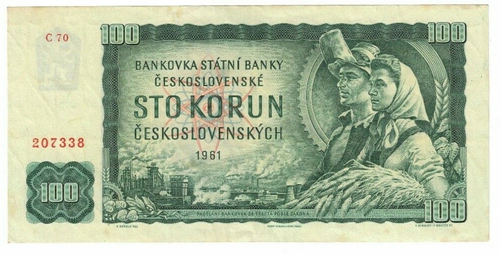 Czechoslovakia 1961 100 Korum
