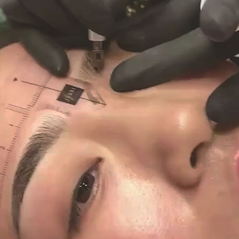 Roller Pin Needles for Microblading Tattoo Eyebrows Fog Shading Easy Coloring