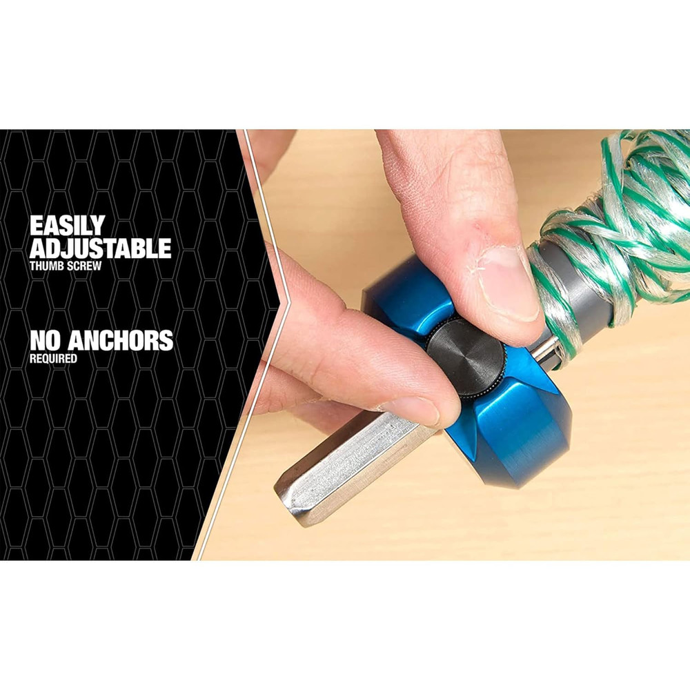 Madision Electric Power Pull-It Tool - Silver/Blue for Easy Wiring Solutions