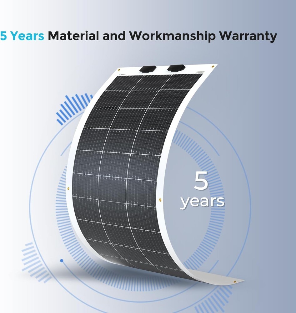 Monocrystalline Solar Panel for Uneven Surfaces