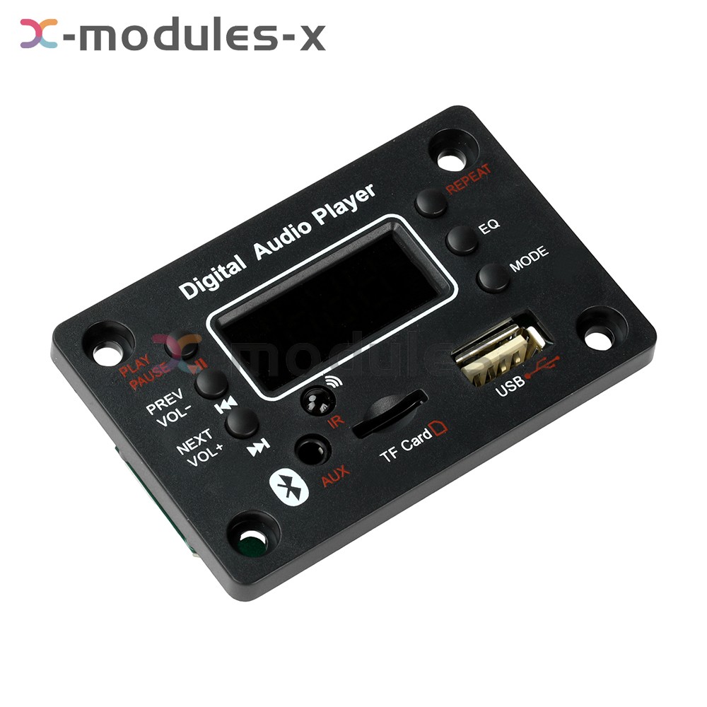 Audio Amplifier Board 2*25W 2CH Bluetooth 5.0 MP3 Decoder Board with Amplifier