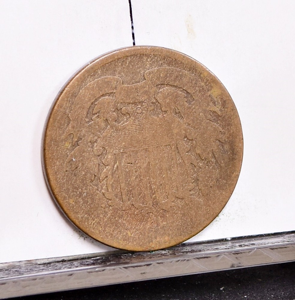 1865 Two Cent Piece - AG (#57183-L)
