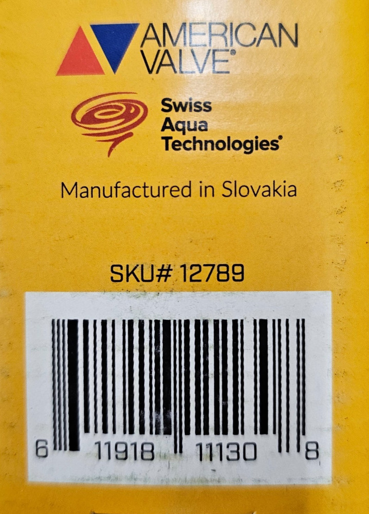 American Valve 12789 3/4" ScaleRX Ion Polarization Scale Reduction System