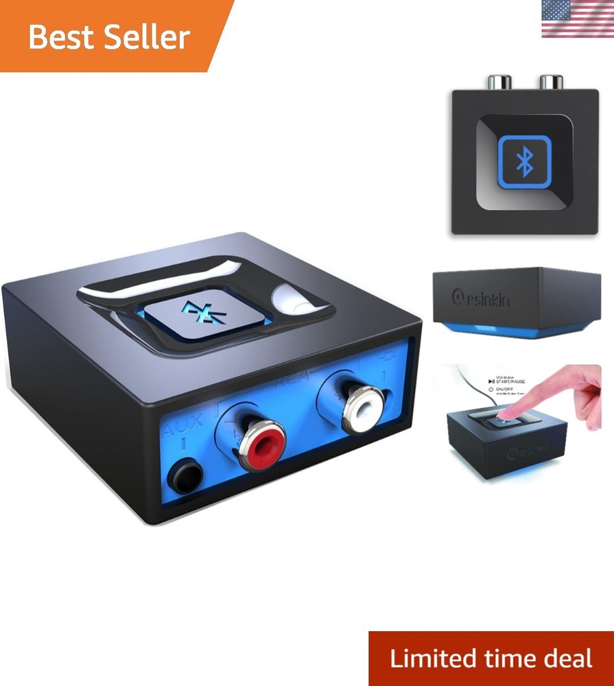Versatile Bluetooth Audio Receiver for Easy Wireless Connection - 30-40 ft Range