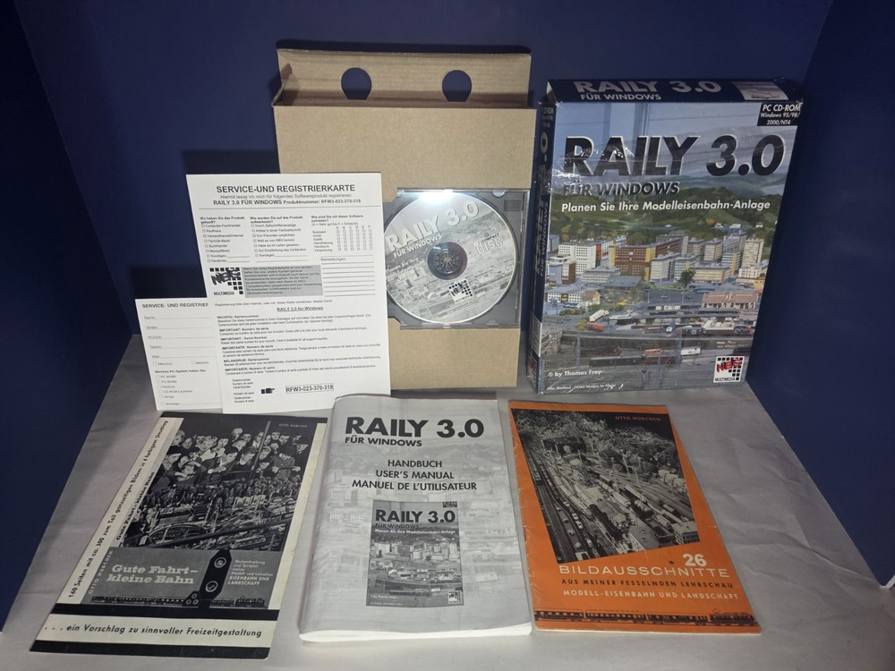 Raily 3.0 Software for Windows - Vintage Software - All Original Packaging