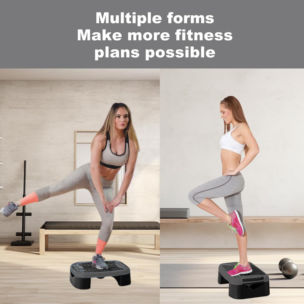 4-In-1 Aerobic Balance Board and Step Up Exercise Platform - Adjustable Multifun