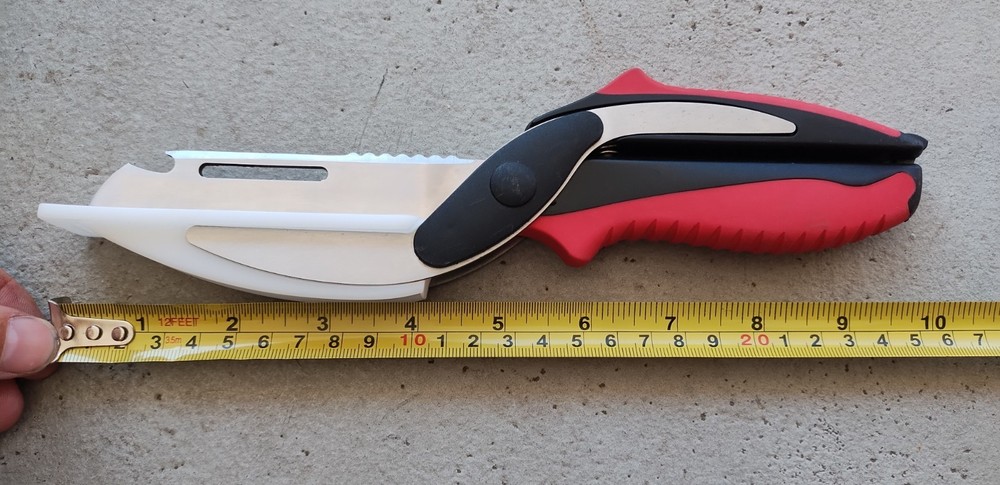 CROFTON KITCHEN SCISSORS COMBO BLADE CUTTING BOARD & KNIFE, EXCELLENT CONDITION!