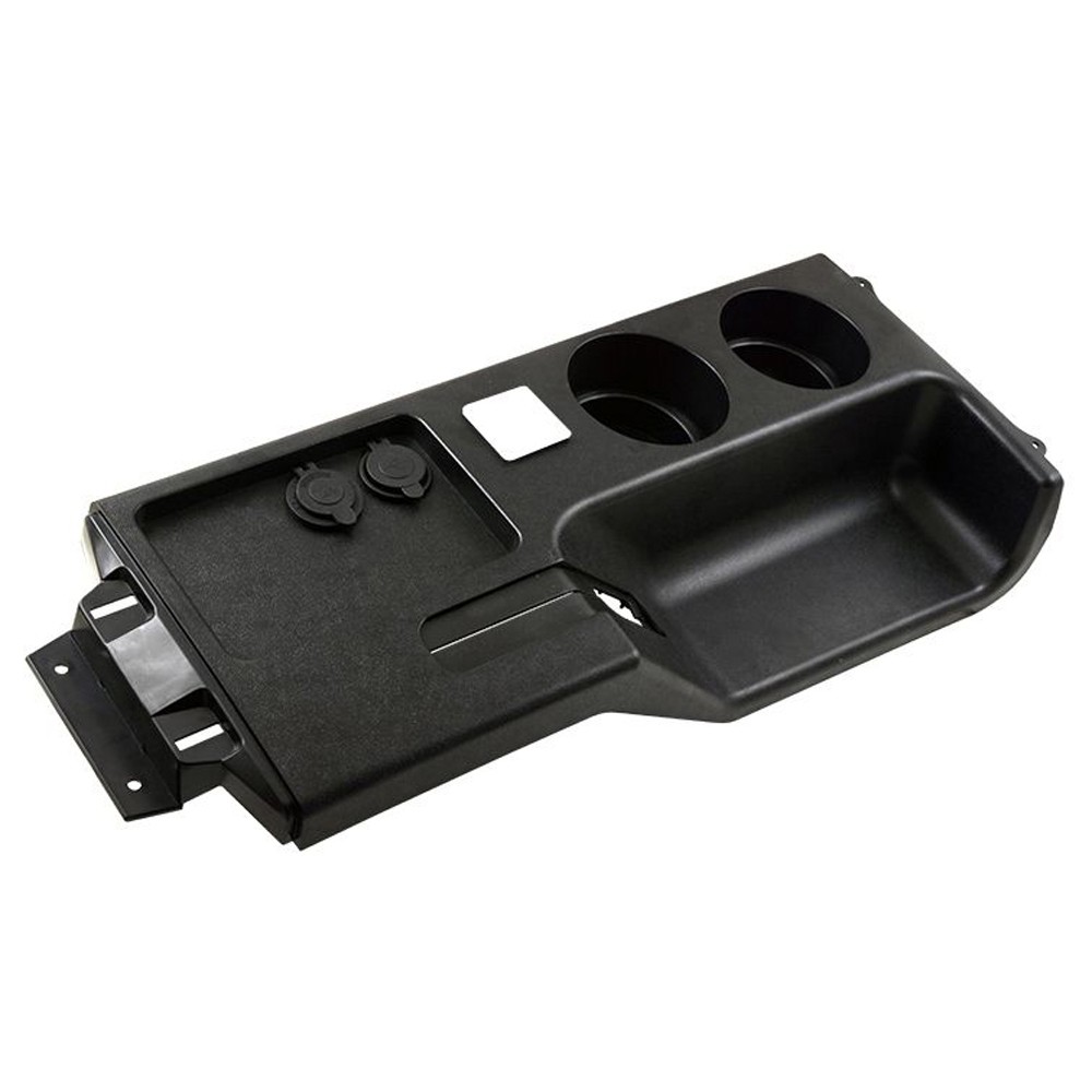 Center Console With Cup Holder Kit Black Mustang 1987-1993