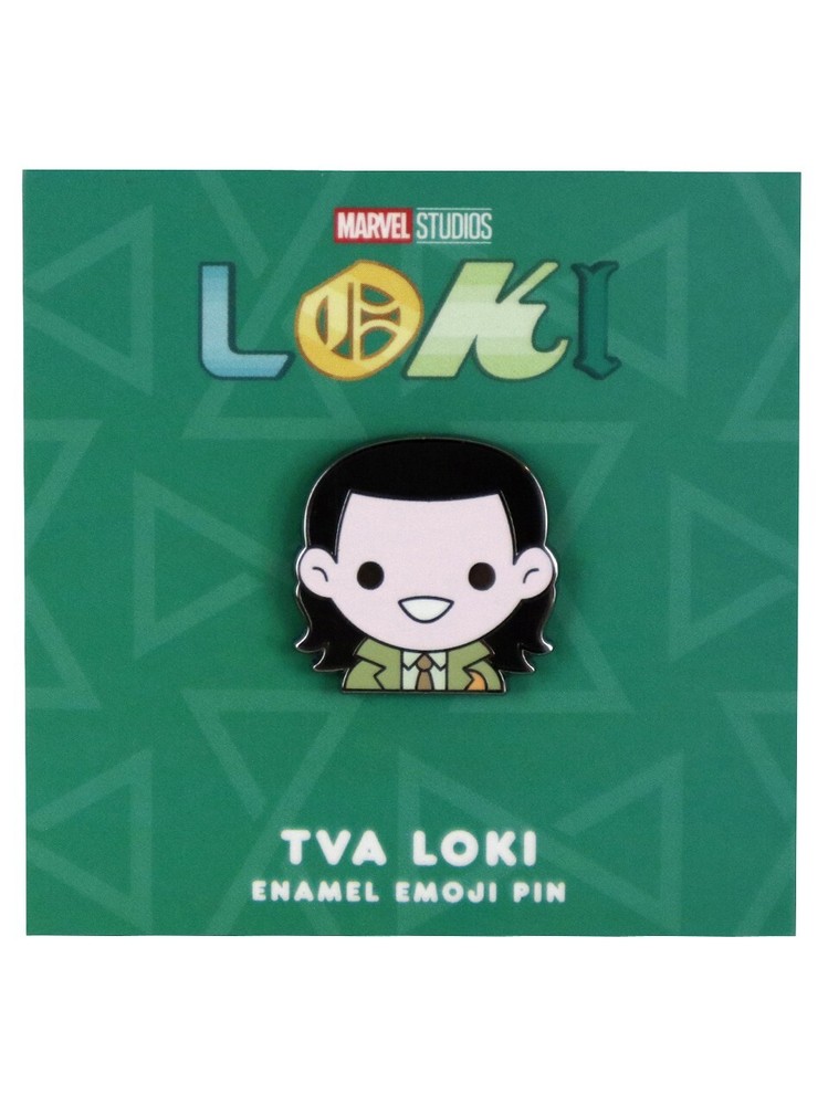 100% Soft x Marvel Studios Loki TVA Loki Enamel Emoji Pin