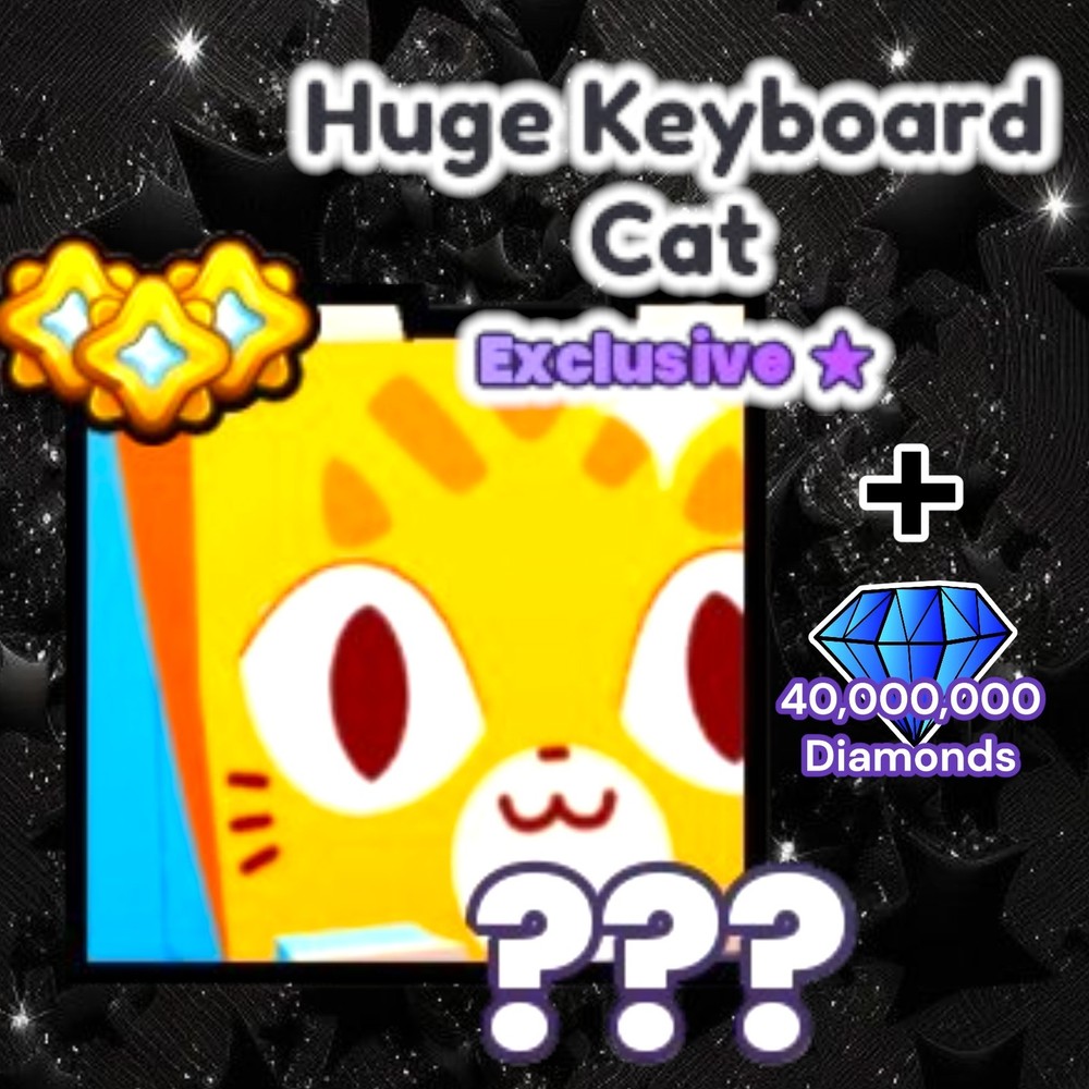 HUGE Keyboard Cat + 40 Million Diamonds. PS99