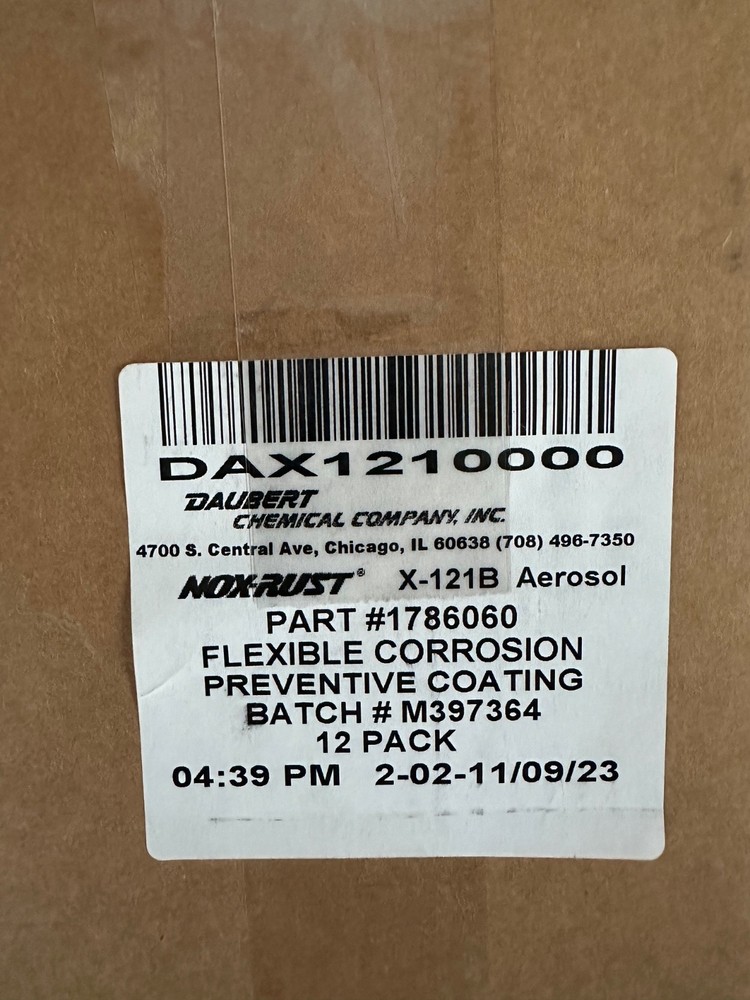 Daubert NOX Rust Corrosion Prevention Coating x121