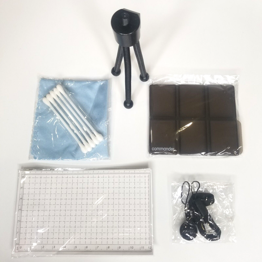 commander Deluxe Starter Kit For Digital Camera Mini Tripod Memory Card Wallet
