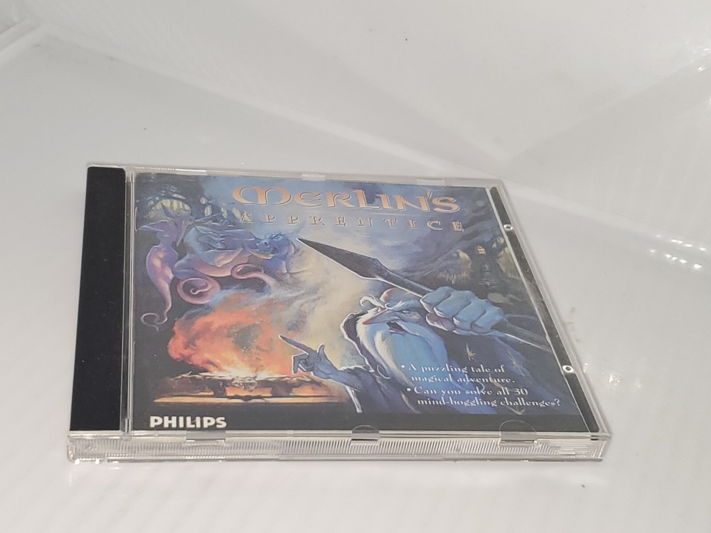 Vintage Merlin's Apprentice Philips CD-ROM Computer Game PC MAC 1995 Software