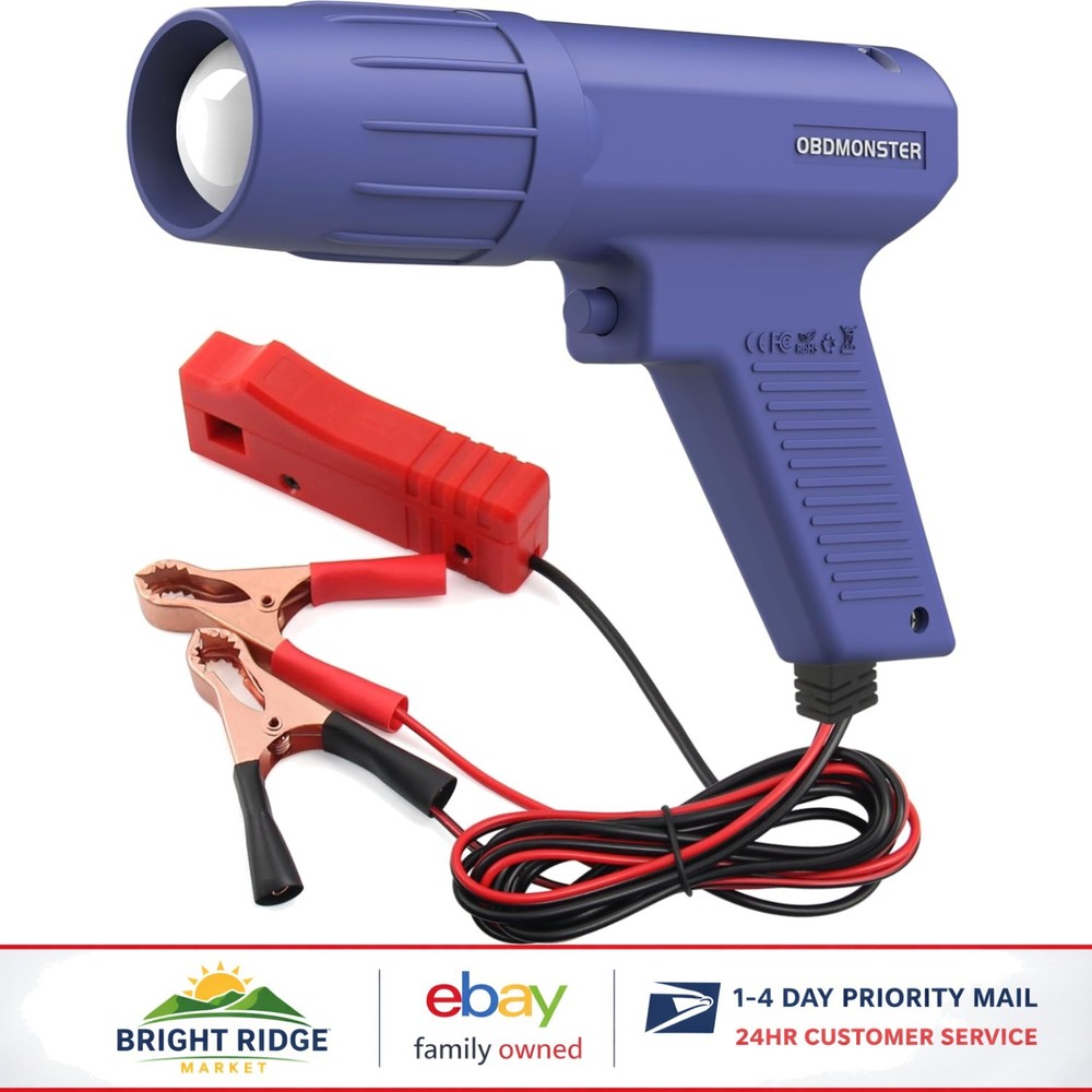 Professional Engine Timing Light with Adjustable Brightness for Accurate Testing