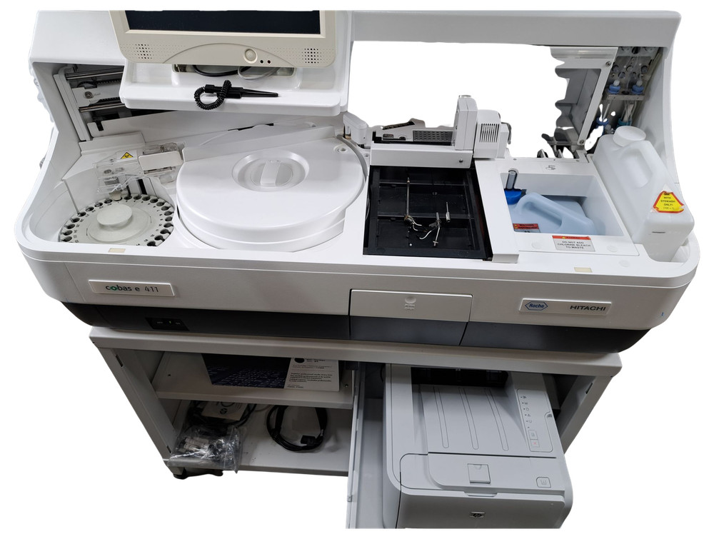 ROCHE COBAS E 411 IMMUNOASSAY ANALYZER