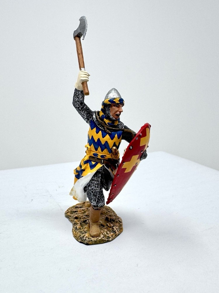 King & Country MK023 Crusaders Attacking w Axe Retired