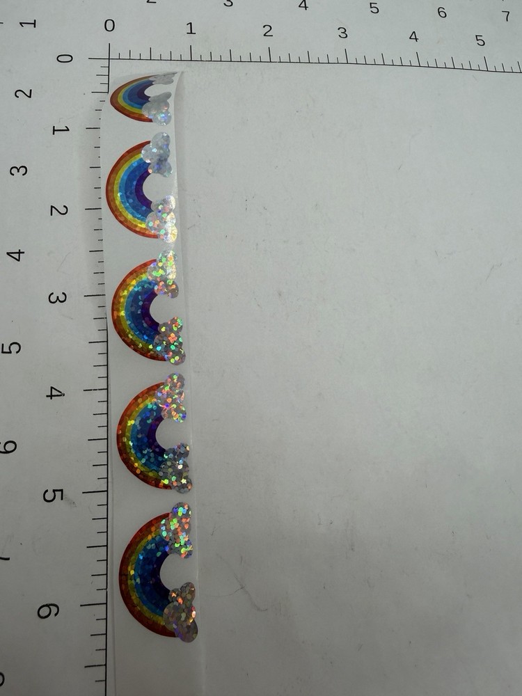 STICKER SHEET: Rainbow Prismatic Sticker