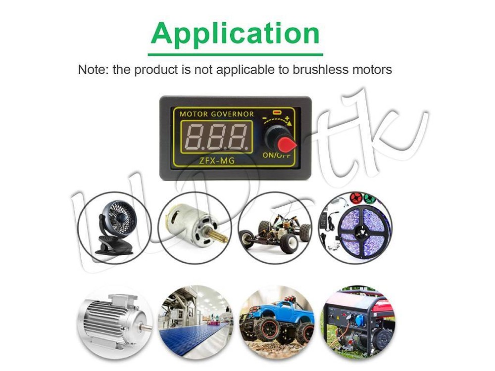 5V-30V Voltage Regulator DC Motor Speed Controller PWM Frequency Duty Cycle LED