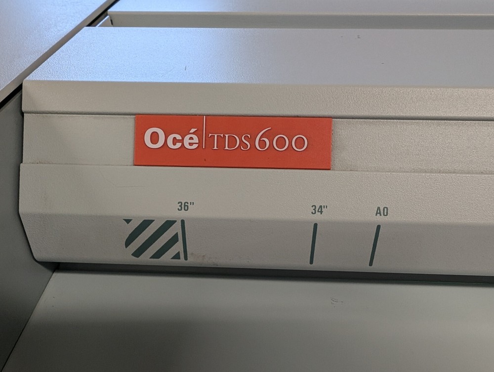 Océ TDS600 Wide Format Plotter Black & White Copier / Scanner / Printer