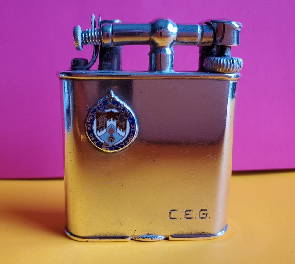 DUNHILL UNIQUE STERLING SILVER PETROL LIGHTER