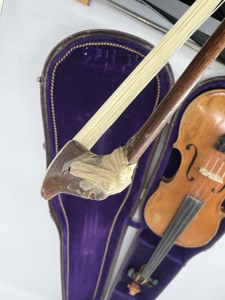 Antique “Conservatory Violin”- w/ bow