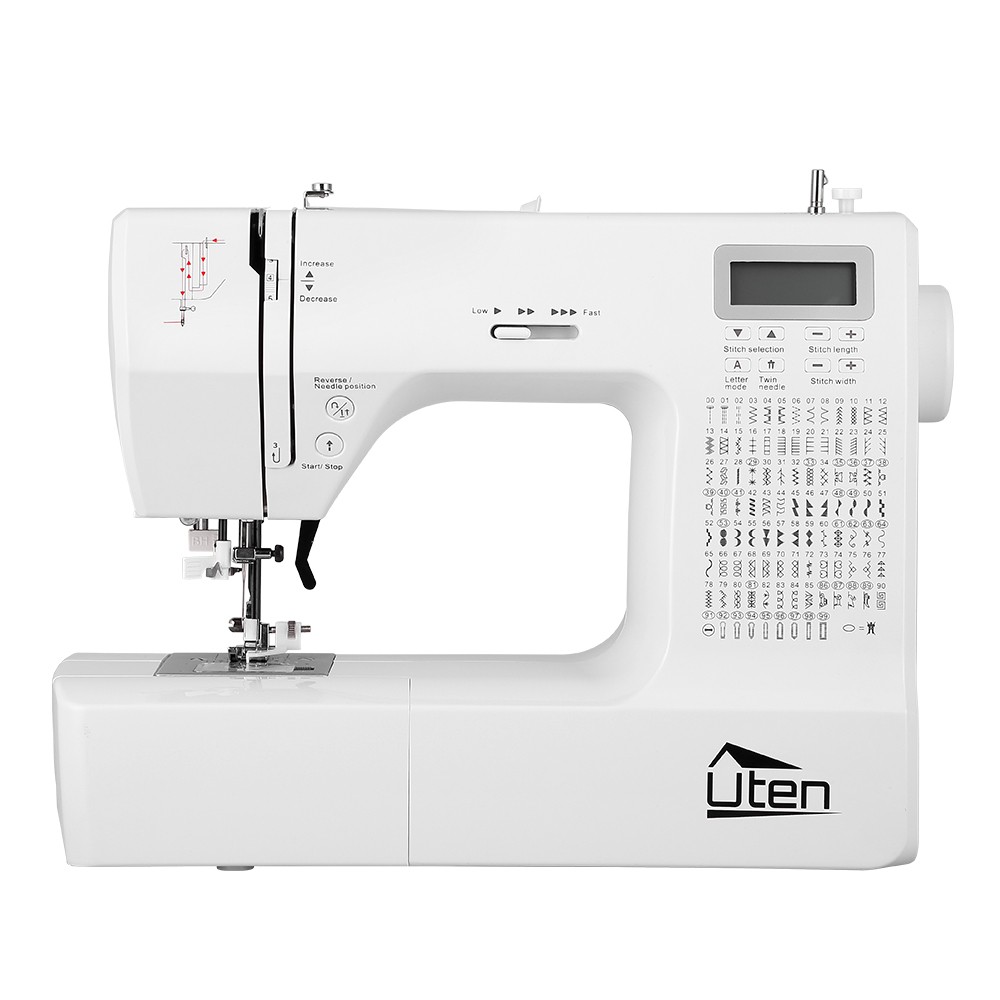Portable Electronic Sewing Machine Computerized  Mending Machine LCD Display
