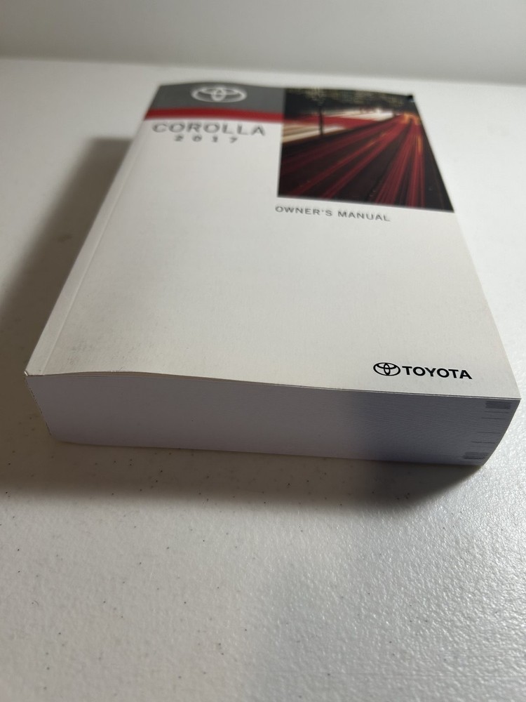 2017 Toyota Corolla Owners Manual Set