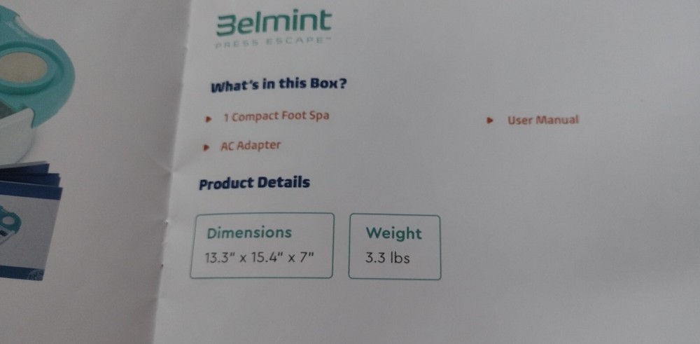 Belmont Foot Spa Bel-Cfs