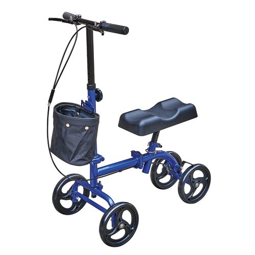Blue Jay - Keep Me Moving -  Steerable Folding Knee Scooter - Blue