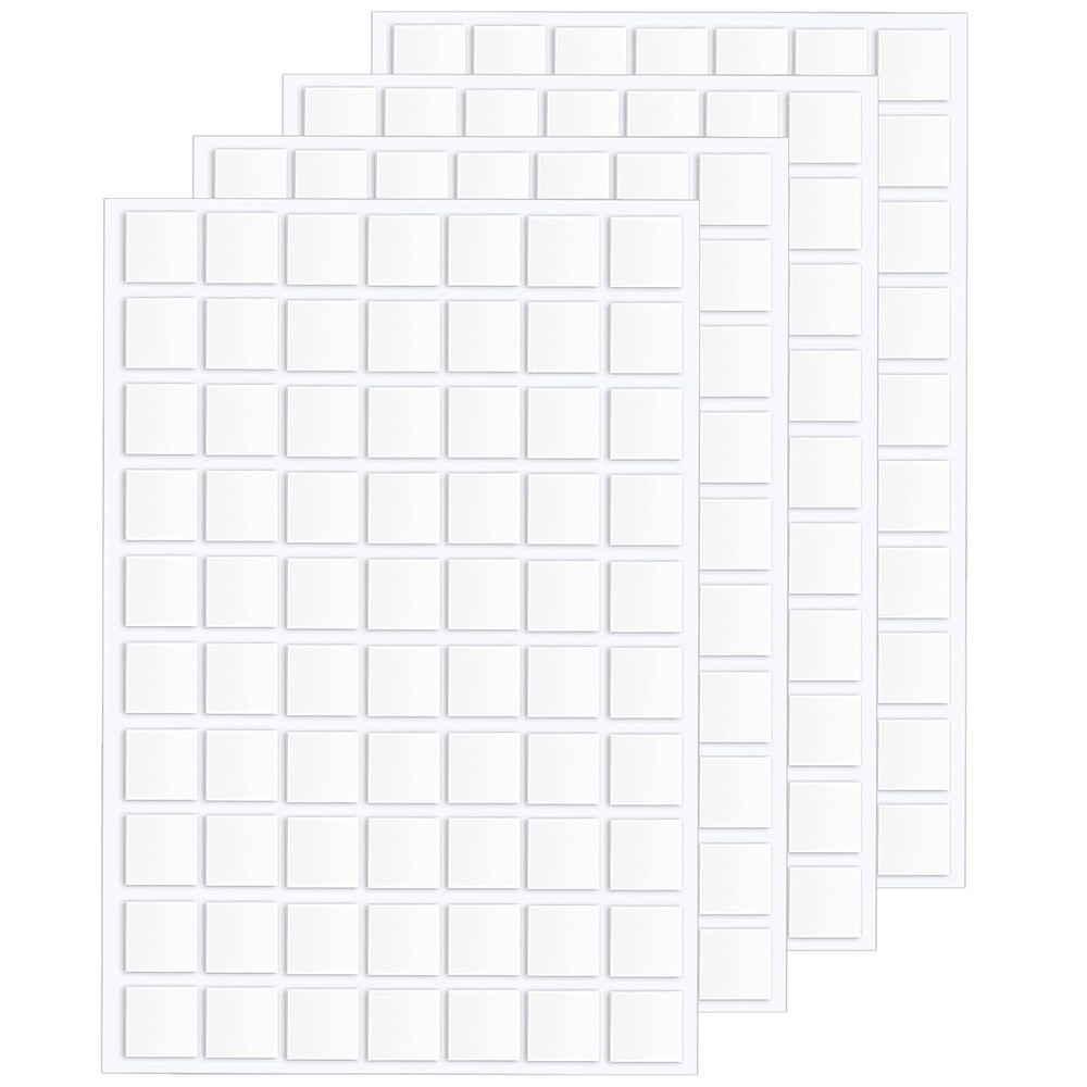 Versatile 10mm Double Sided Clear Putty - 280 Pieces for Creative Projects