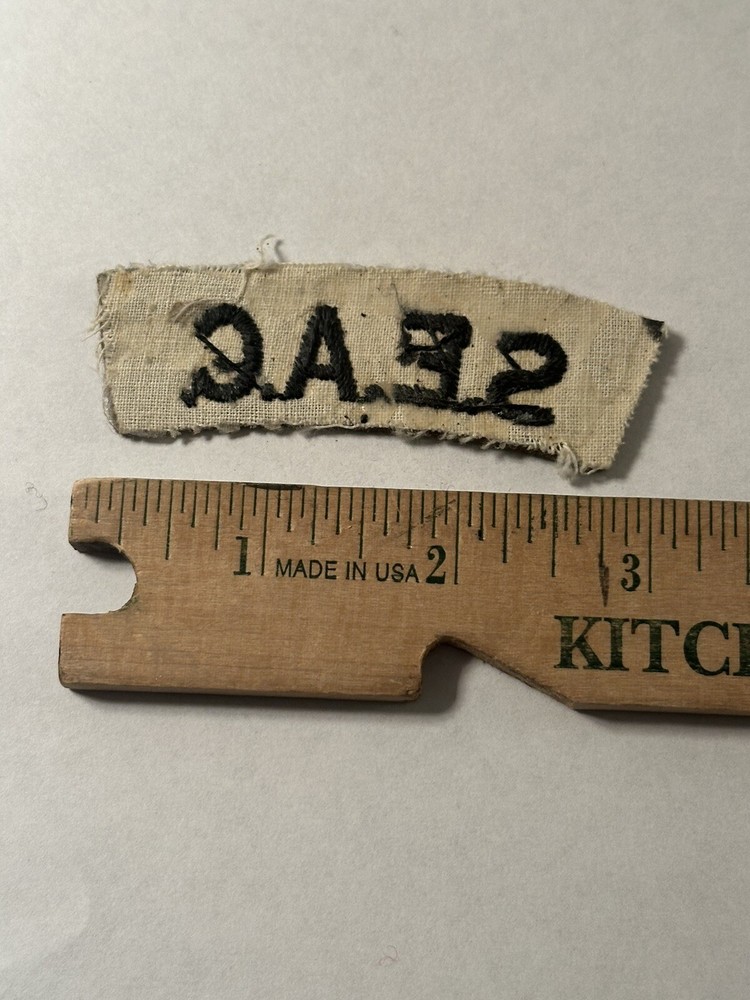 Single WW2 South East Asia Command Embroidered Shoulder Title