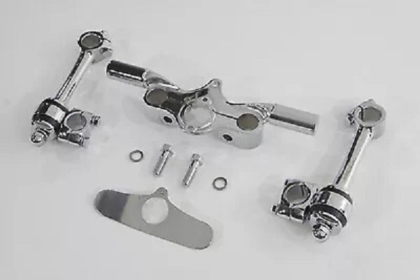 Flanders Spring Fork Riser/Tree Kit fits Harley Davidson 25-2255