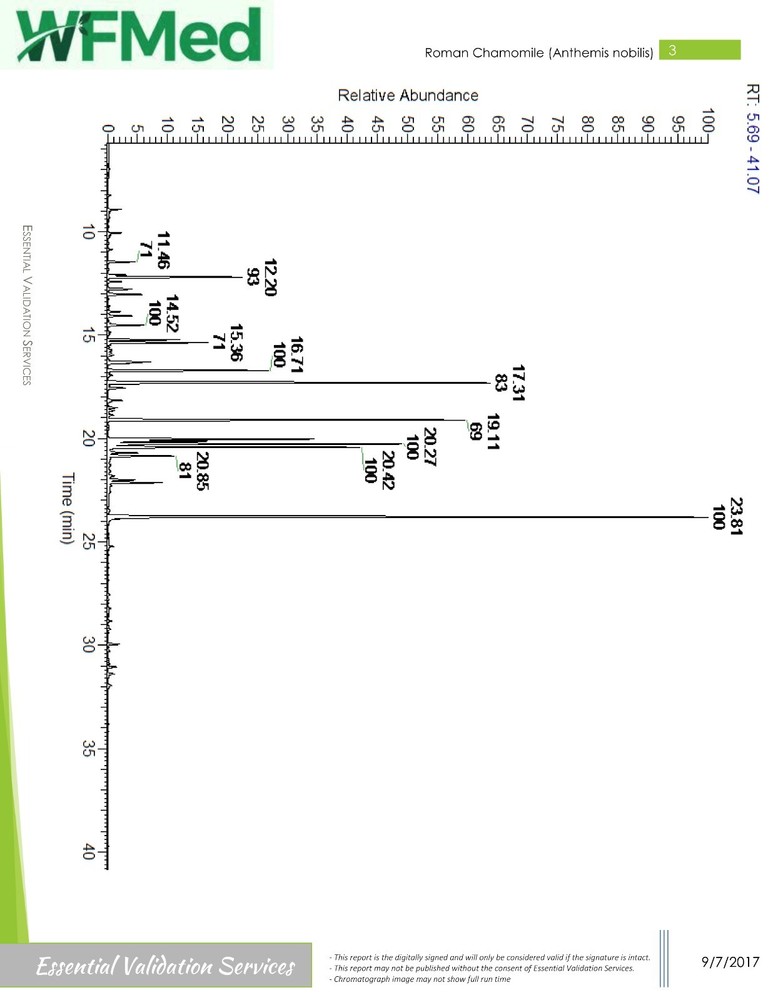 Chamomile Roman Essential Oil 15% Dilution