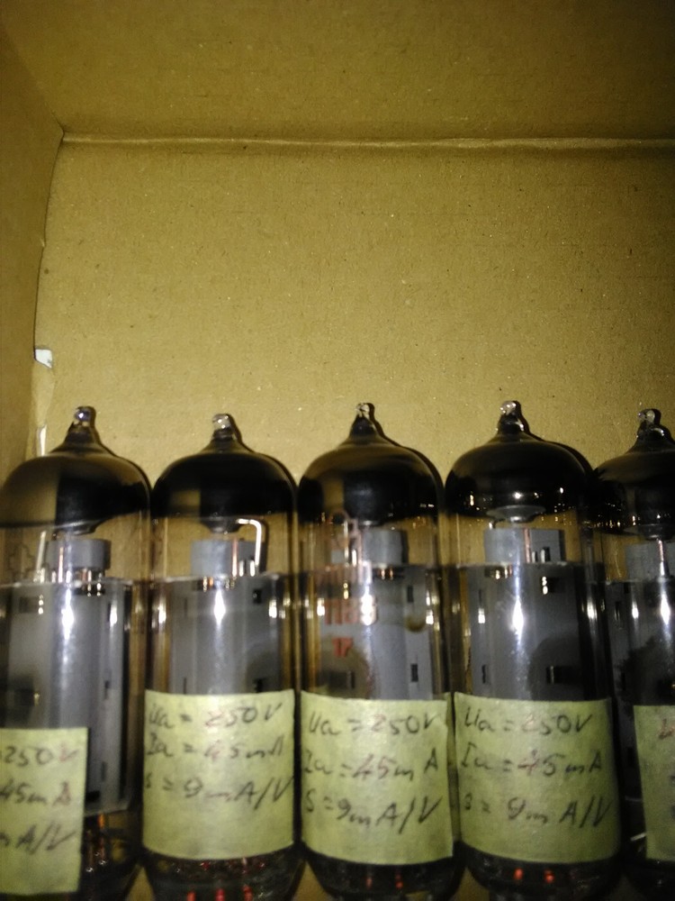 6P14P/EL84 -8pcs( max strong) tested , (working) parameters selected
