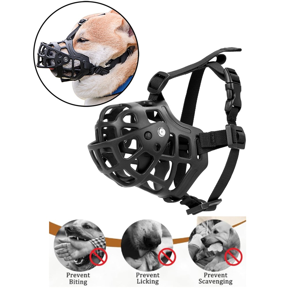 Basket Muzzle for Large Medium Small Dog German Shepherd Doberman Husky Beagle